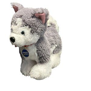 Build A Bear Promise Pets Husky Puppy Dog MAKE NOISE 12" Stuffed Animal